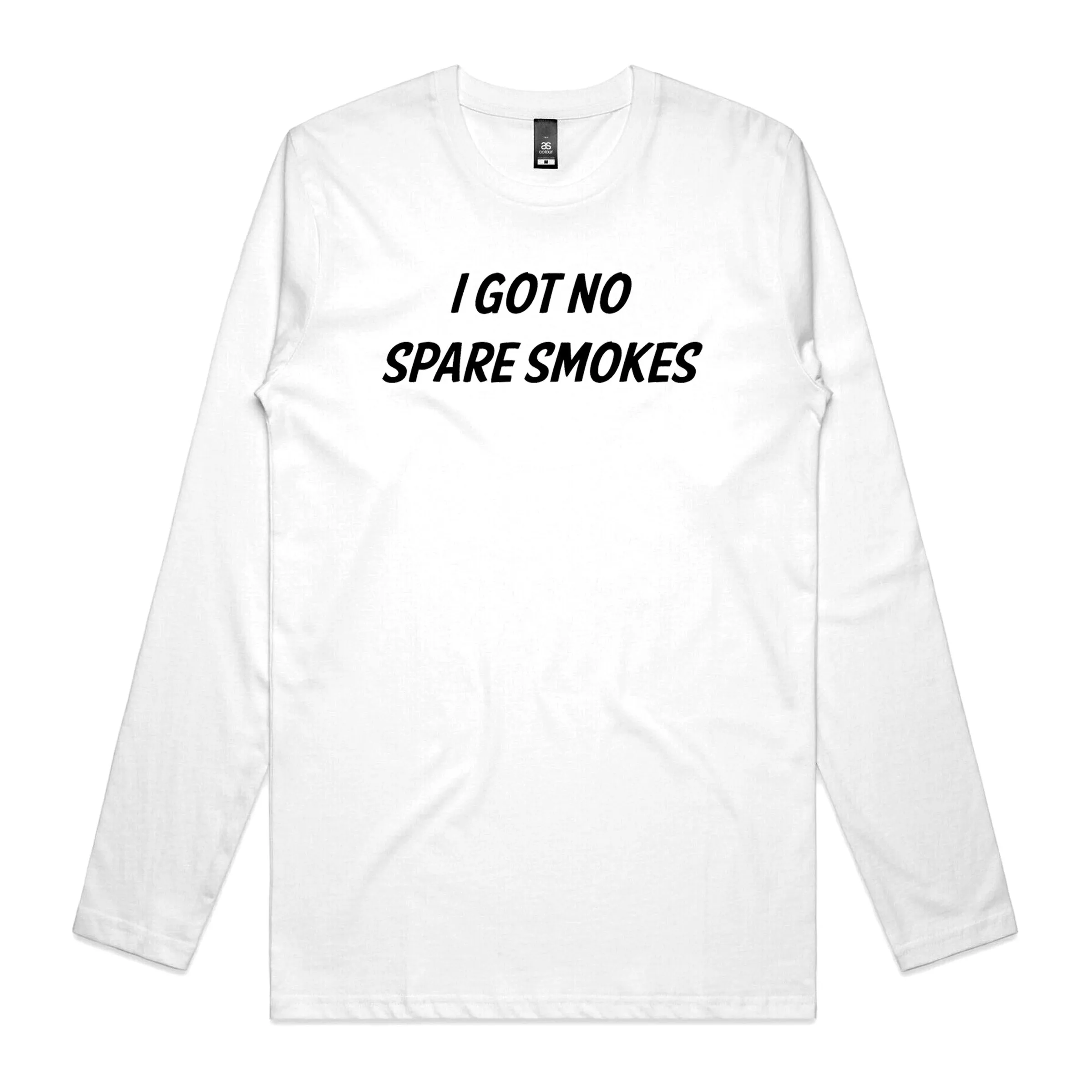 No Spare Smokes Longsleeve sold by Dr. Moose product image thumbnail 2
