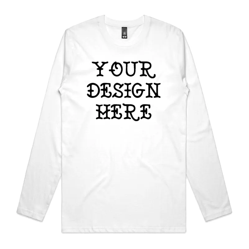 SIMPLE Custom Longsleeve Tee sold by Dr. Moose