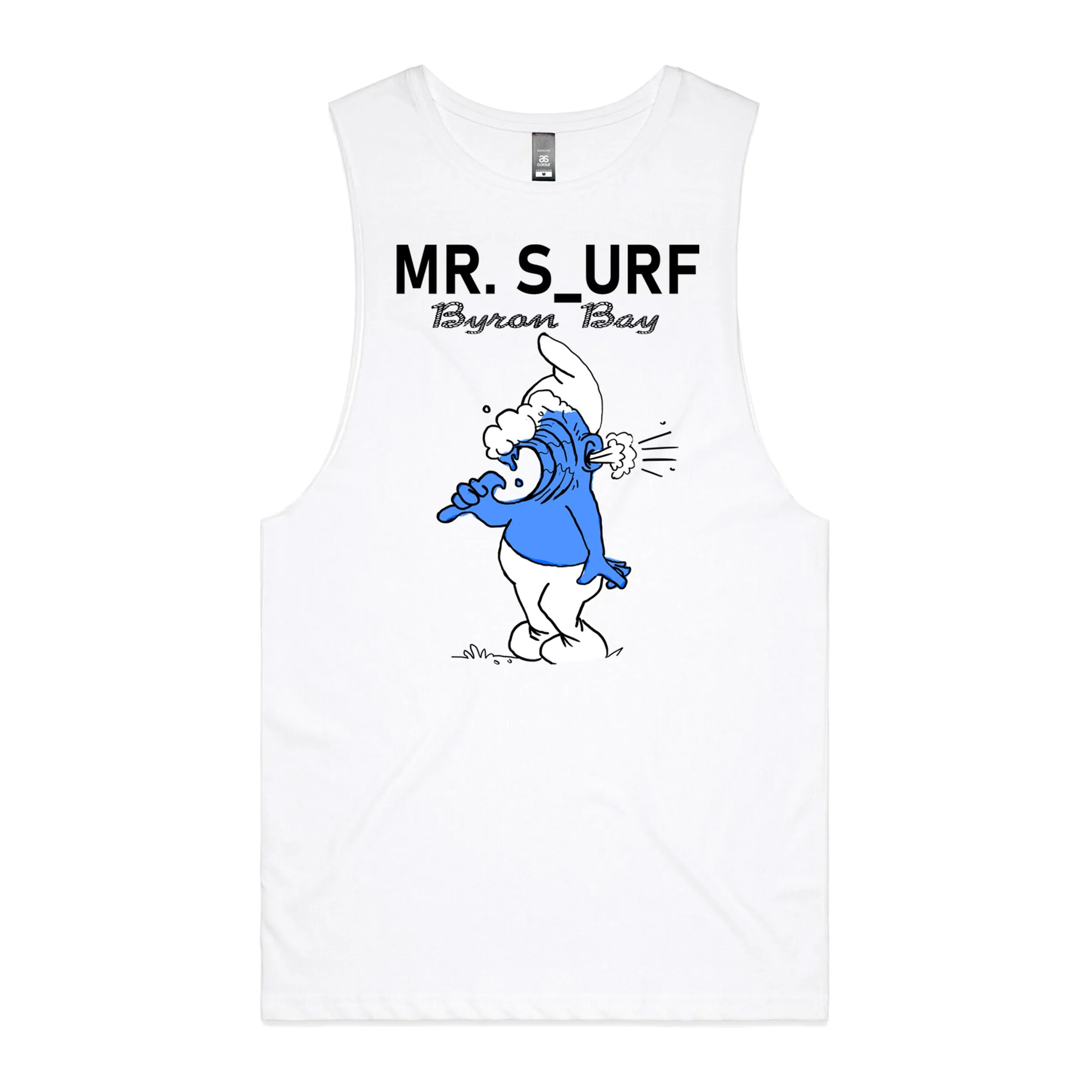 Mr. Surf Muscle Tee sold by Dr. Moose