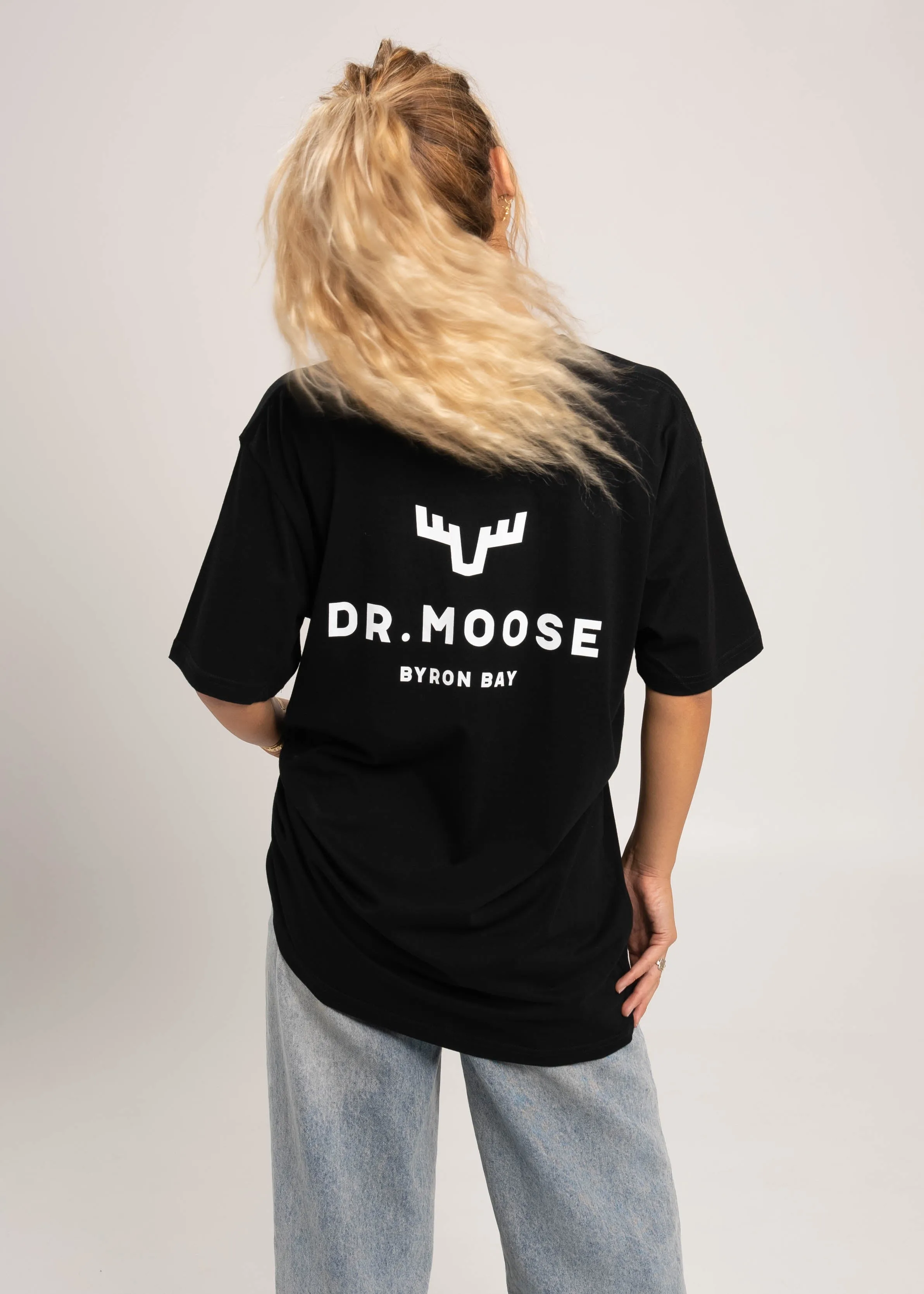 Dr. Moose Antlers Black T-Shirt sold by Dr. Moose product image thumbnail 4
