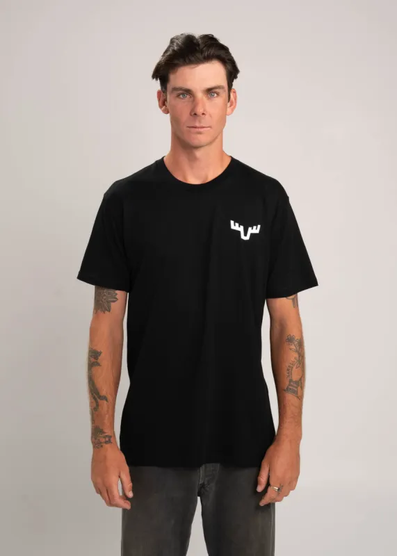 Dr. Moose Antlers Black T-Shirt sold by Dr. Moose