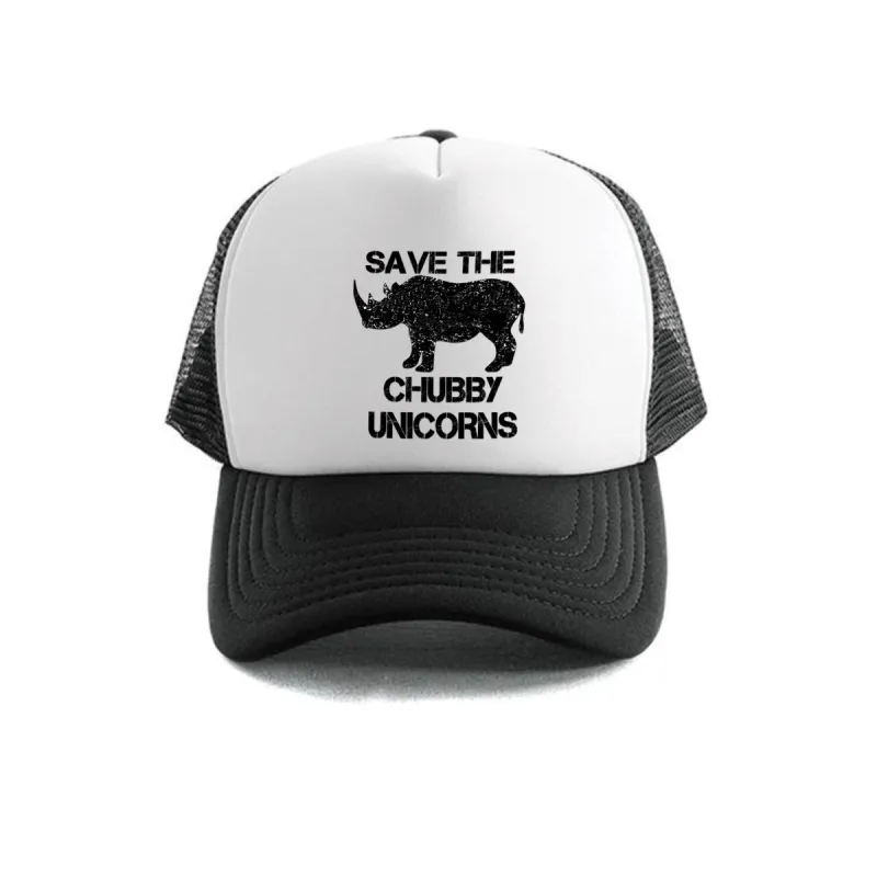 Chubby Unicorn Trucker Hat made by Dr. Moose