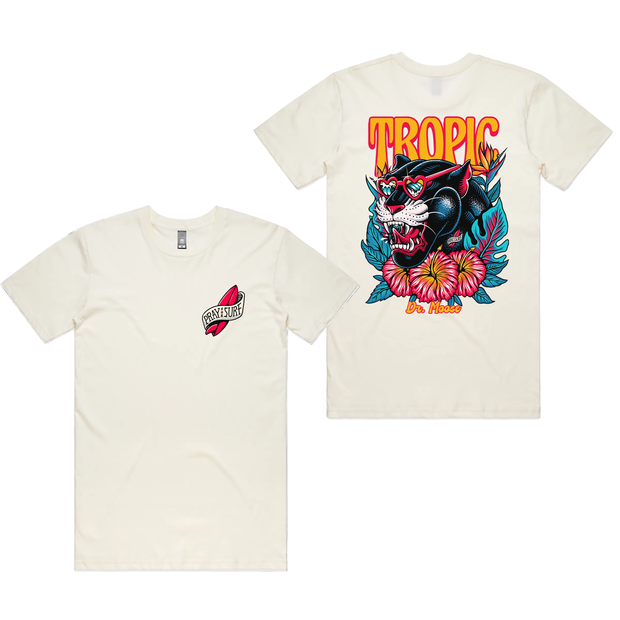 Pray For Surf T-Shirt sold by Dr. Moose