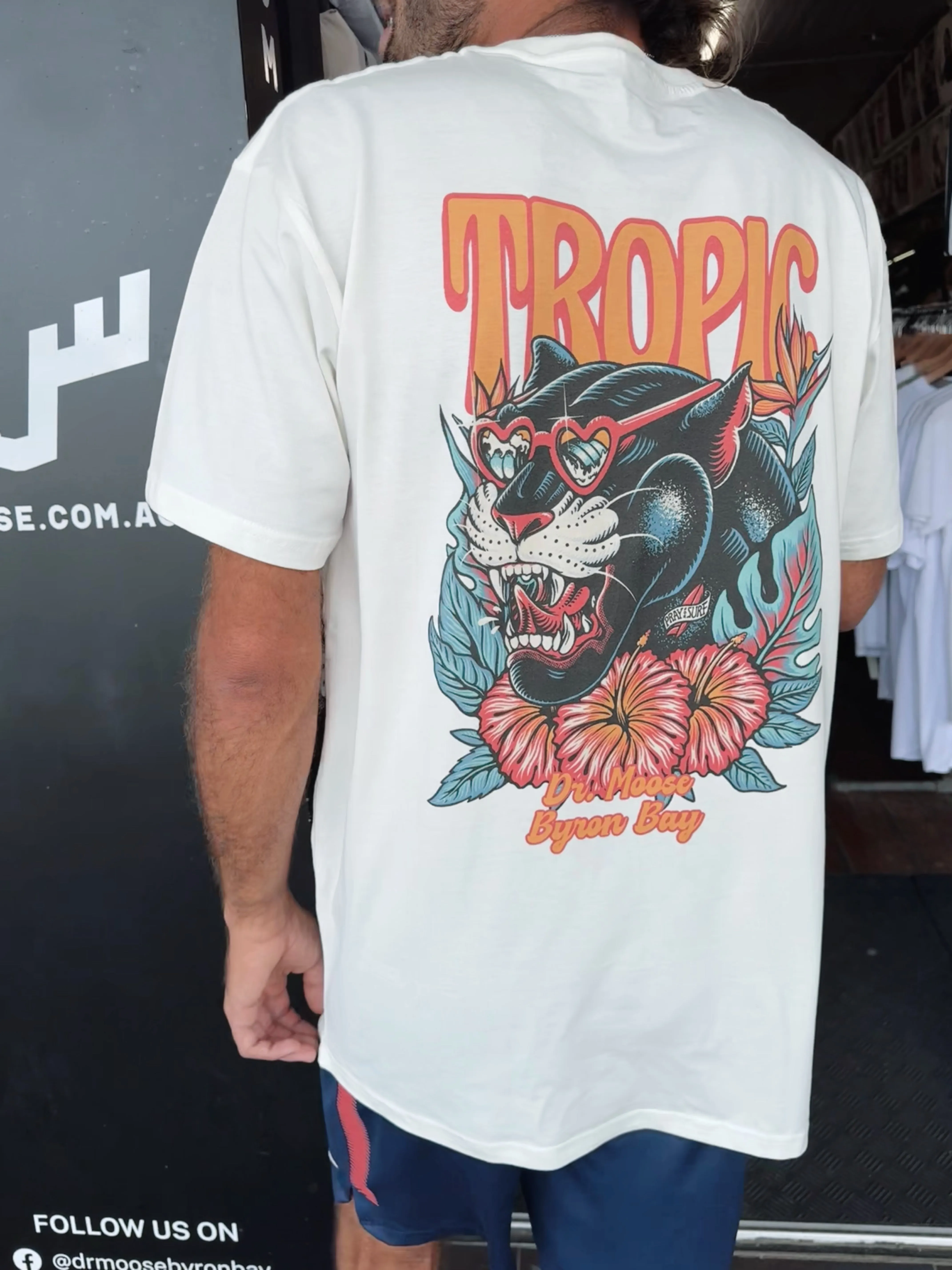 Pray For Surf T-Shirt sold by Dr. Moose product image thumbnail 2