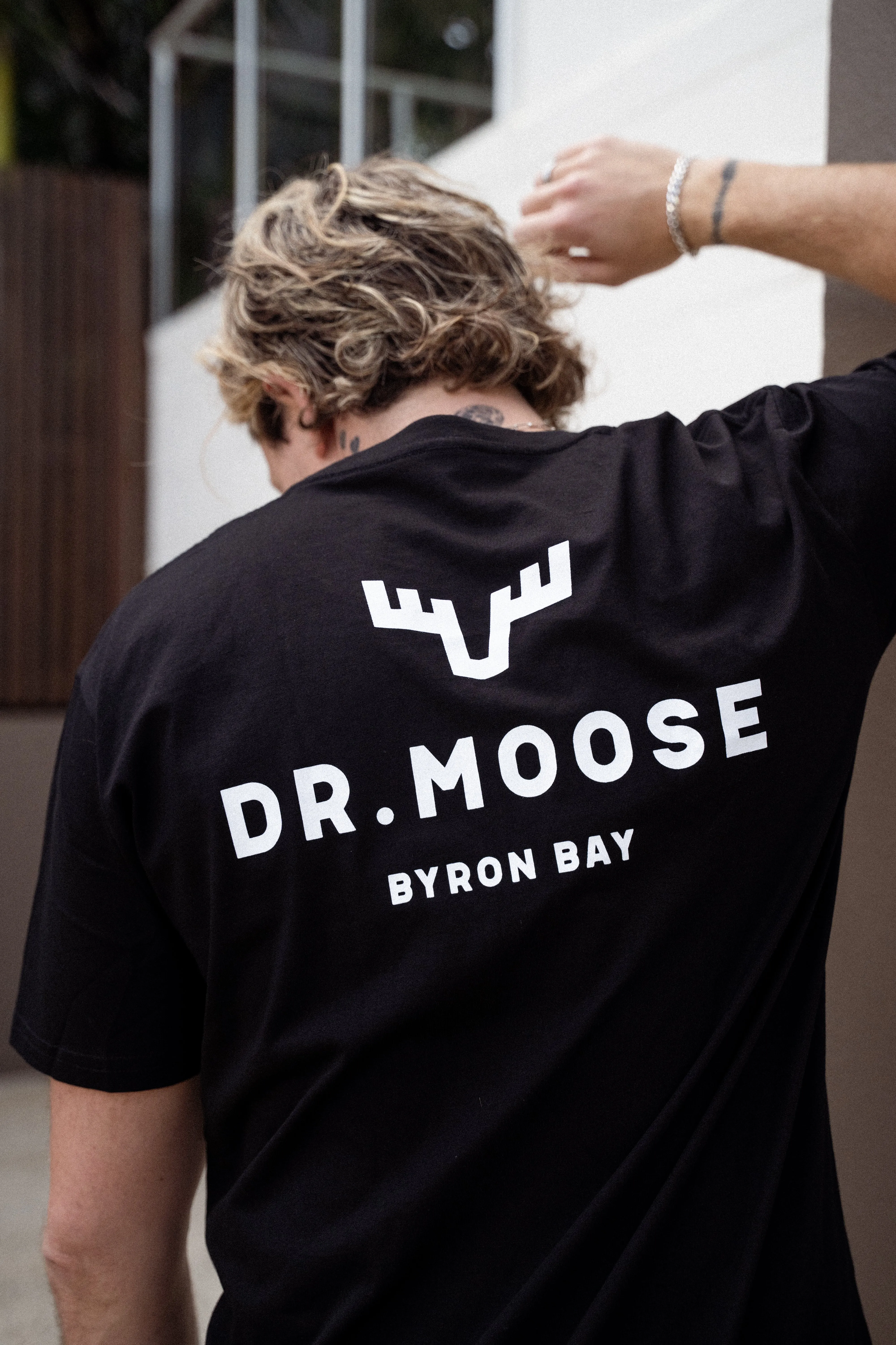 Antlers Black T-Shirt sold by Dr. Moose product image thumbnail 2