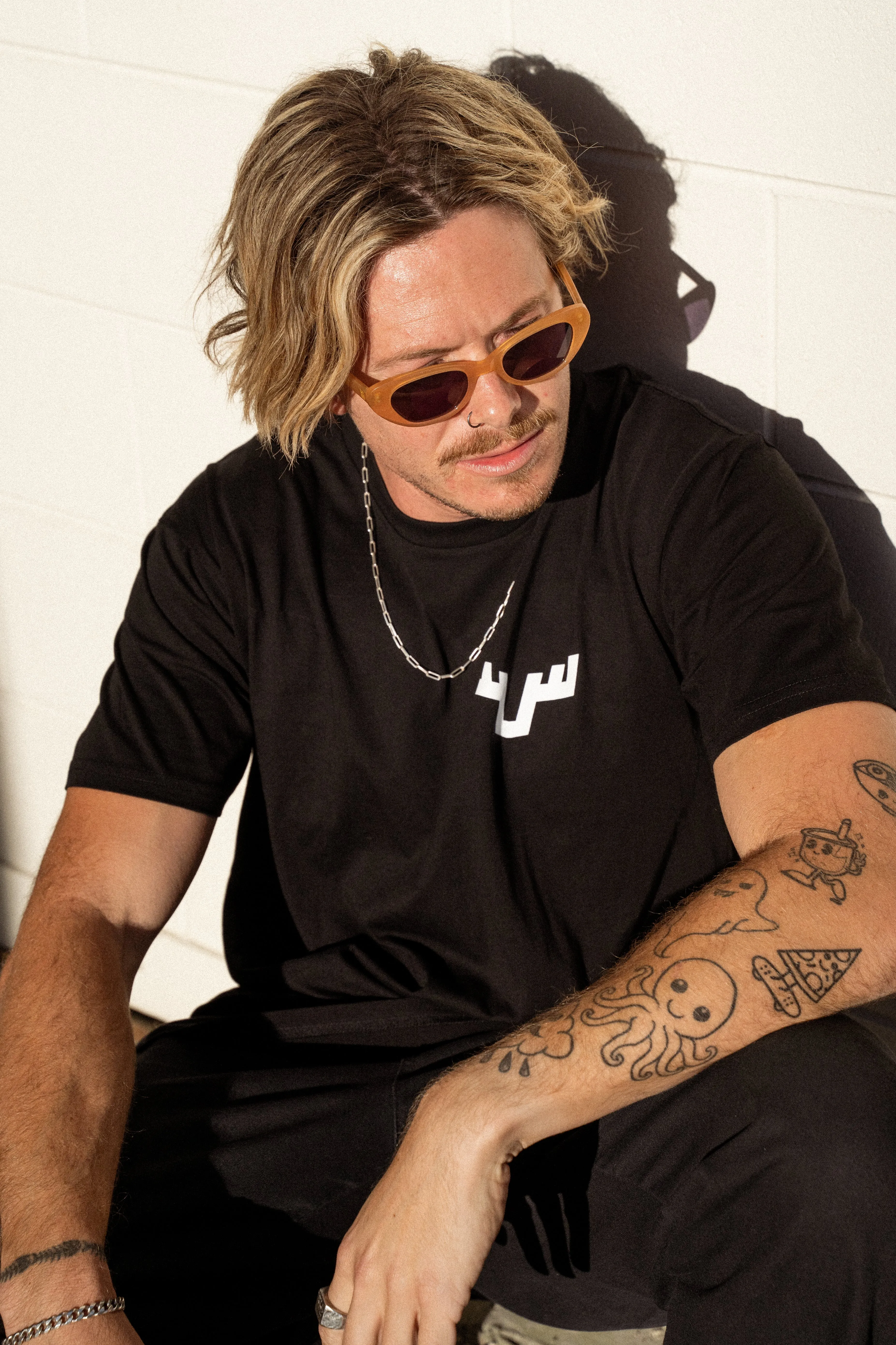 Antlers Black T-Shirt sold by Dr. Moose product image thumbnail 3