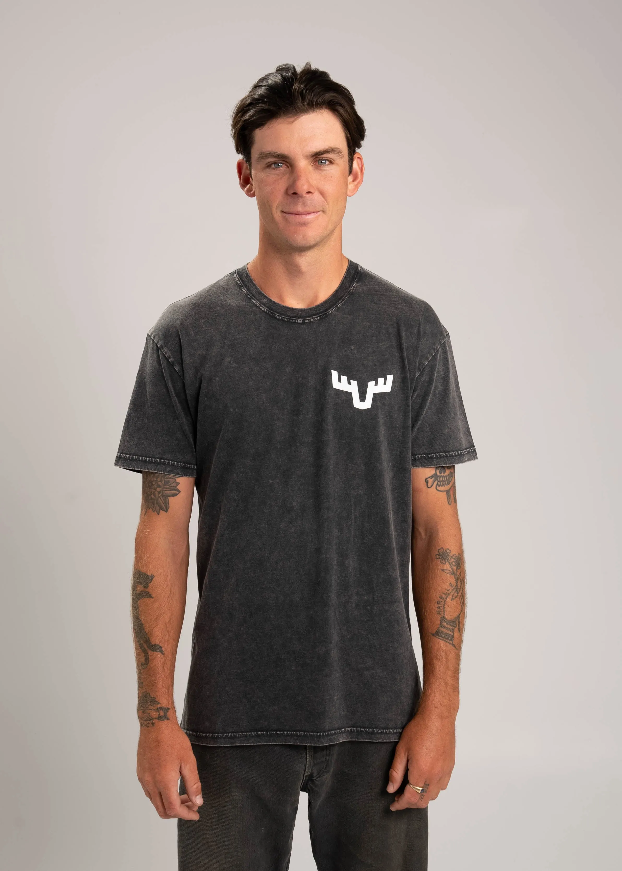 Antlers Stonewash T-Shirt sold by Dr. Moose product image thumbnail 4