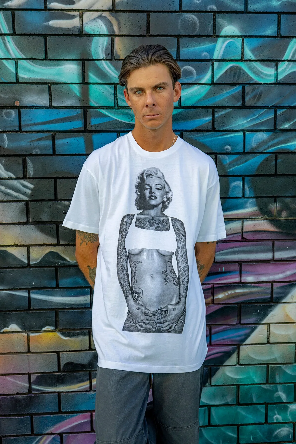 Marilyn Tatts T-Shirt sold by Dr. Moose product image thumbnail 2