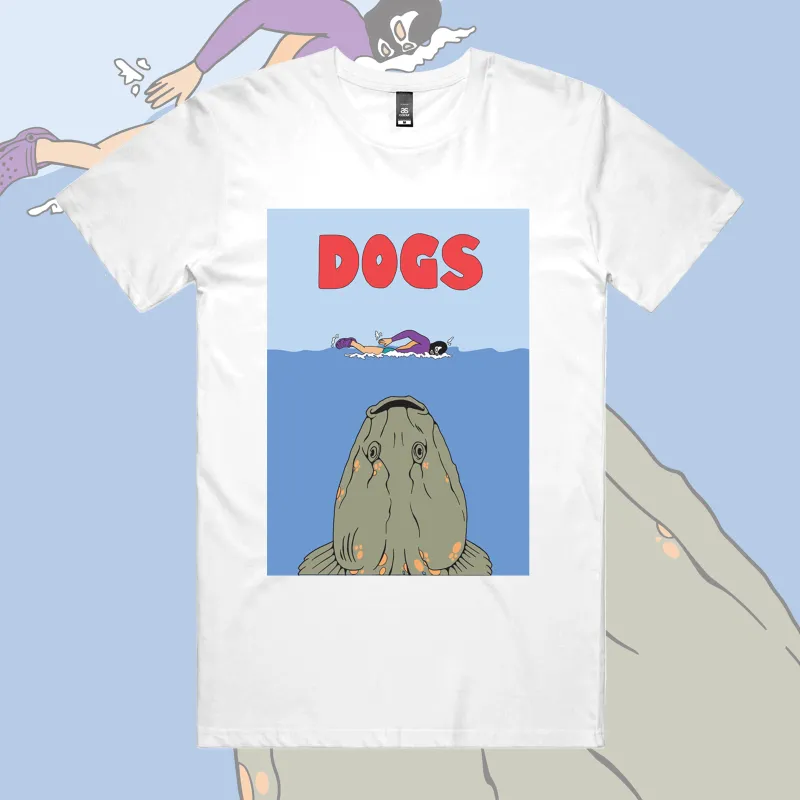 Powerfish White Dogs T-Shirt sold by Dr. Moose