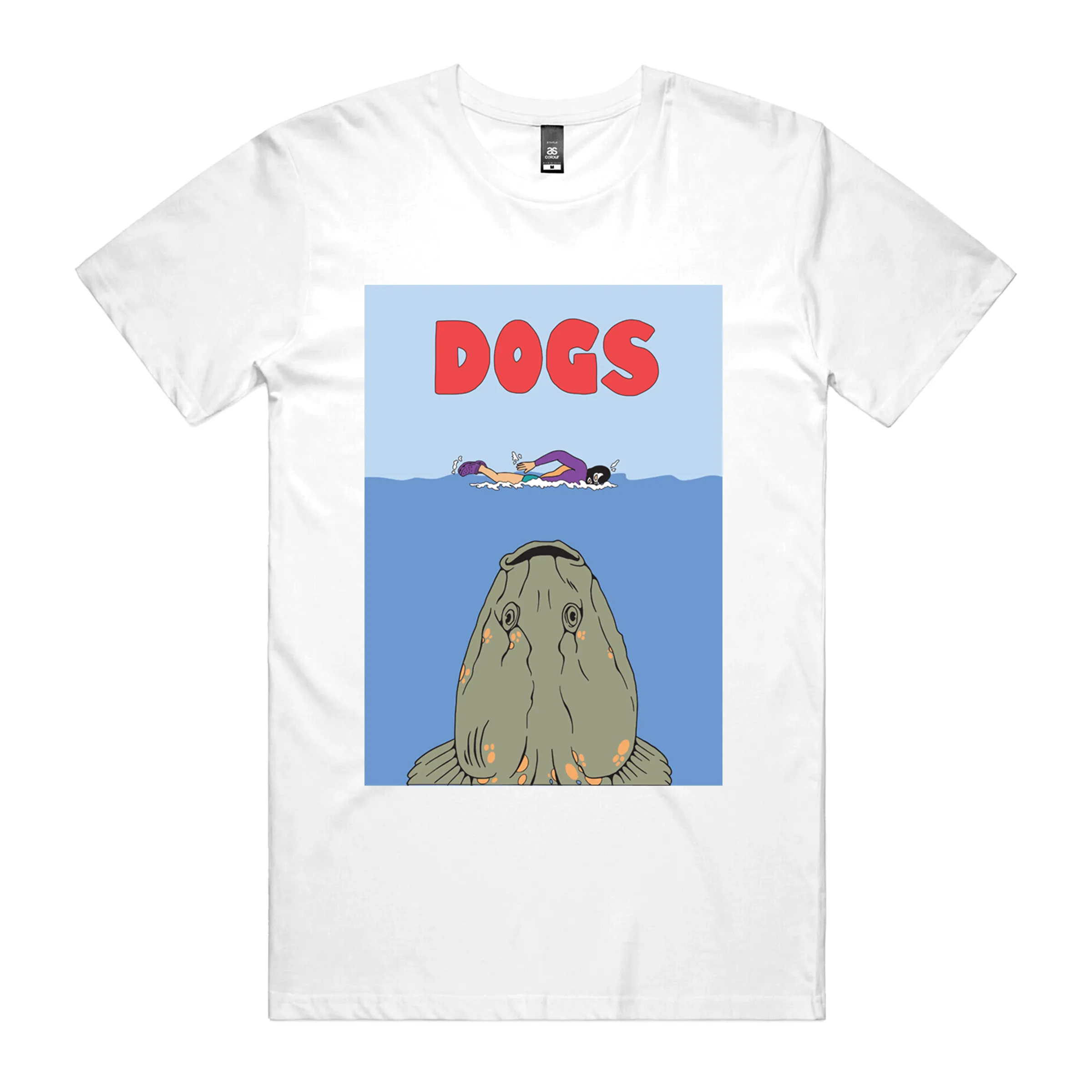 Powerfish Dogs White T-Shirt sold by Dr. Moose product image thumbnail 2