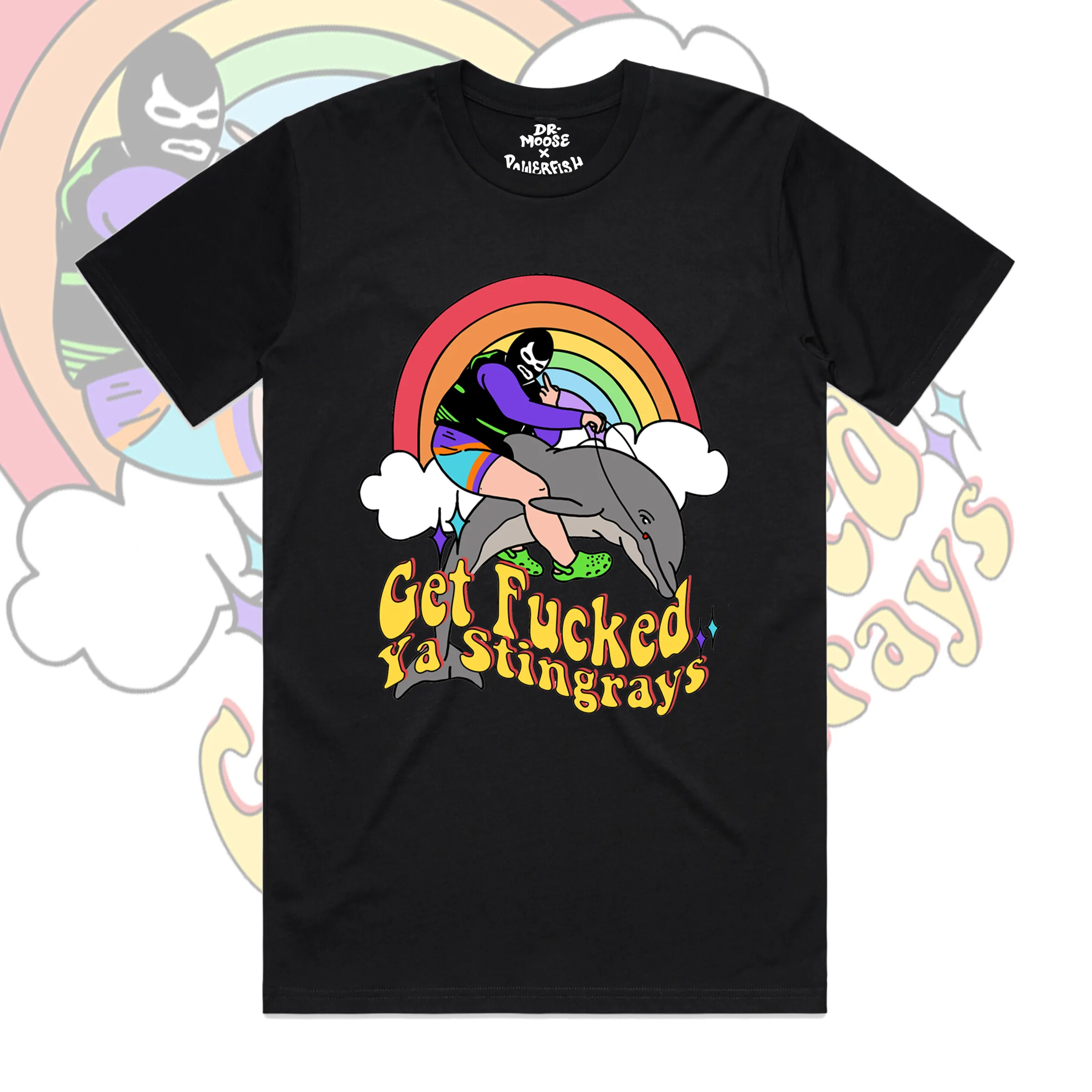 Powerfish Get Fkd T-Shirt sold by Dr. Moose