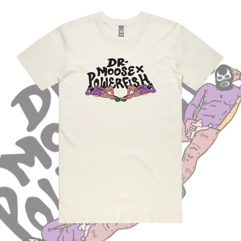 Powerfish X Dr.Moose Logo Tee sold by Dr. Moose