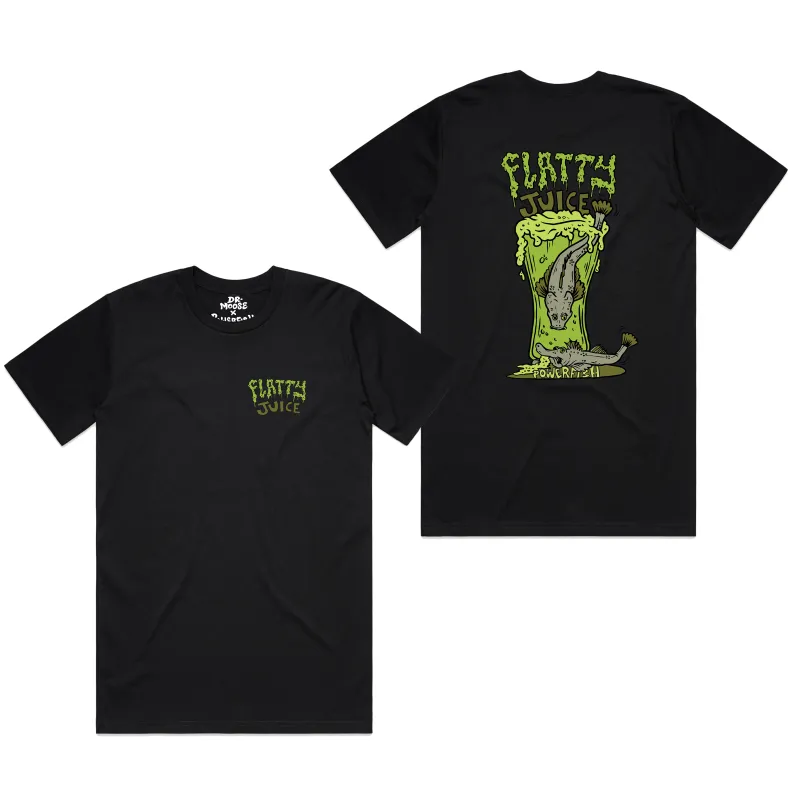 Powerfish Flatty Juice T-Shirt sold by Dr. Moose