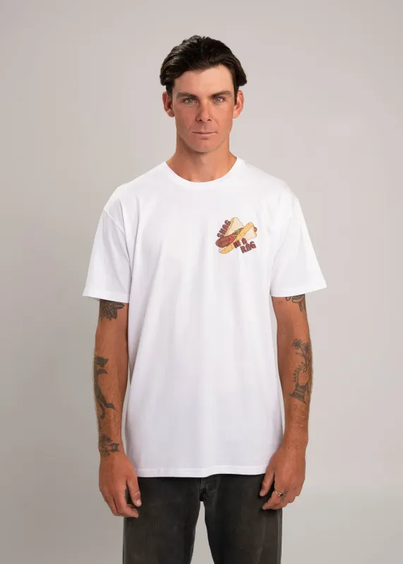 Sausage Sanga T-Shirt sold by Dr. Moose