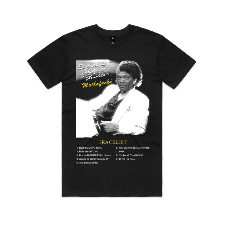 Sam L Thriller T-Shirt made by Dr. Moose
