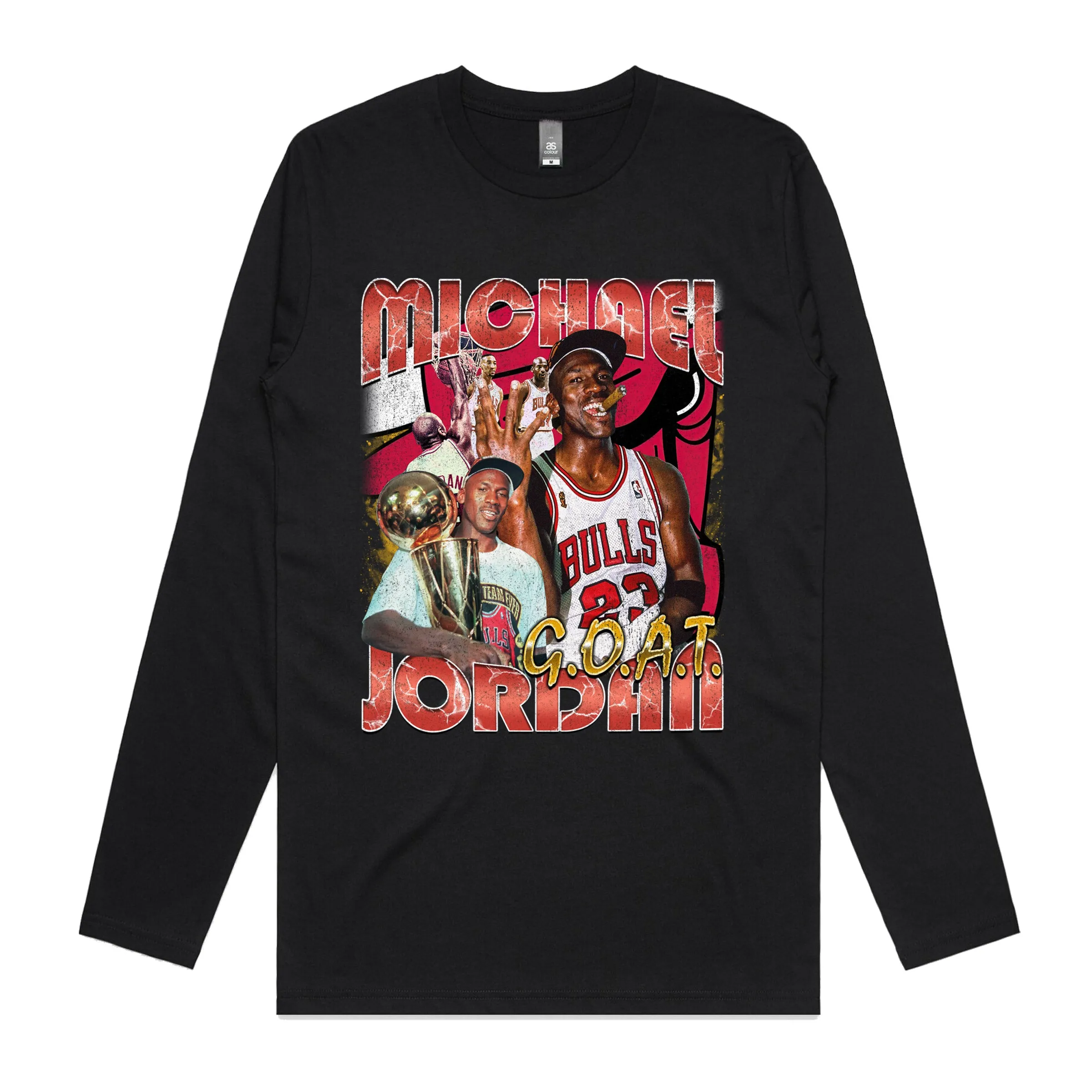 Jordan GOAT Vintage Longsleeve sold by Dr. Moose product image thumbnail 2