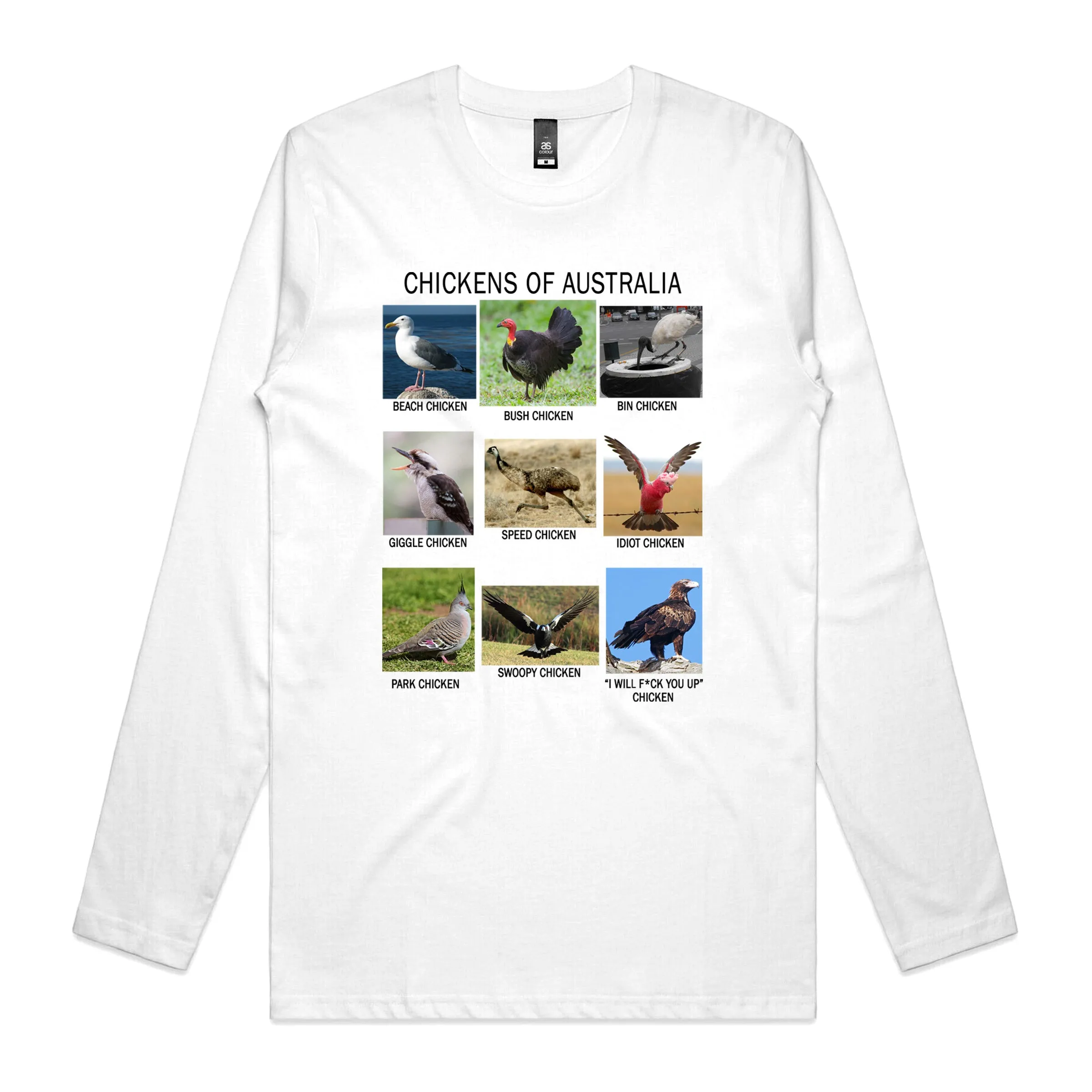 Chickens of Australia Longsleeve sold by Dr. Moose