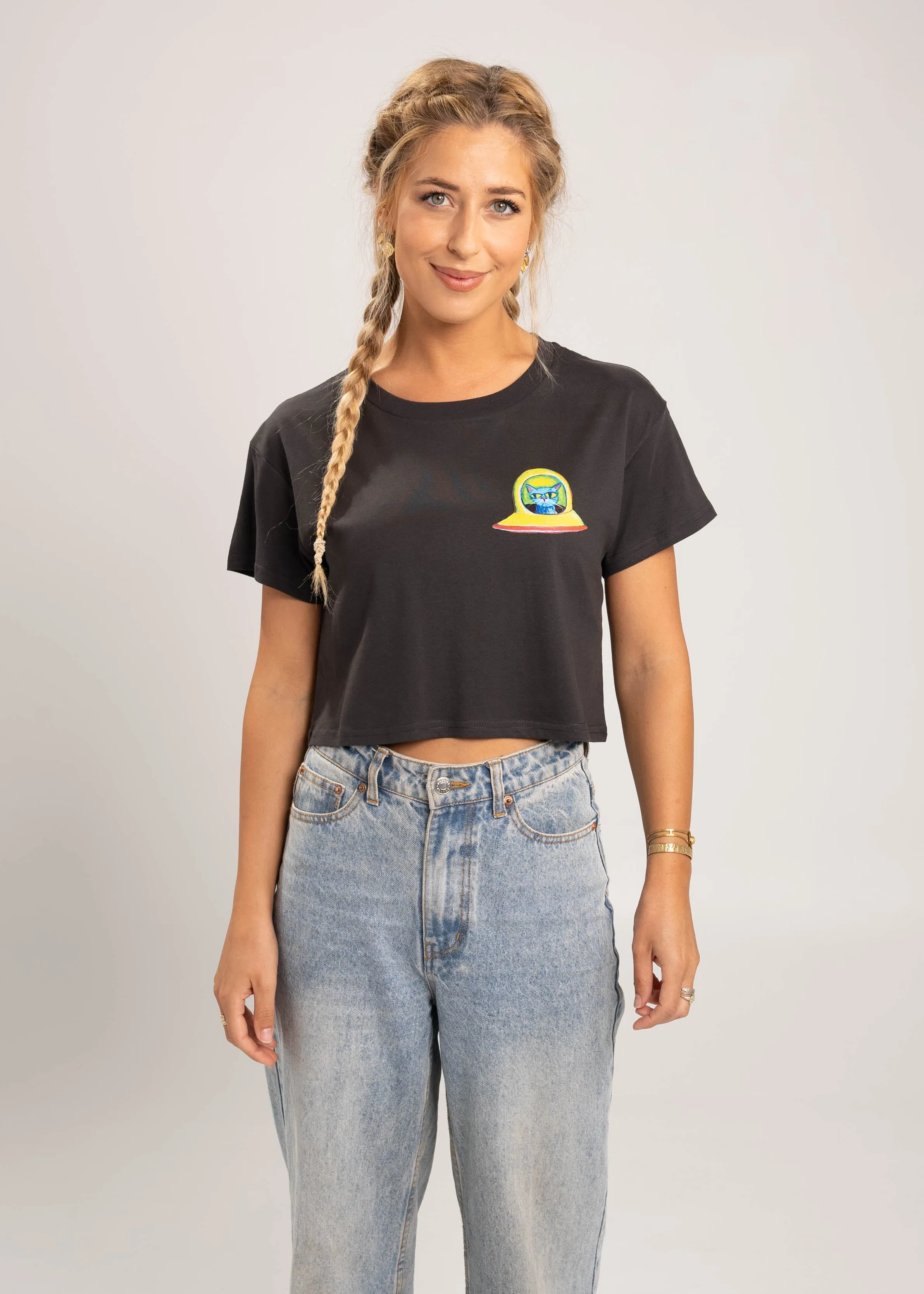 Space Cat Crop sold by Dr. Moose