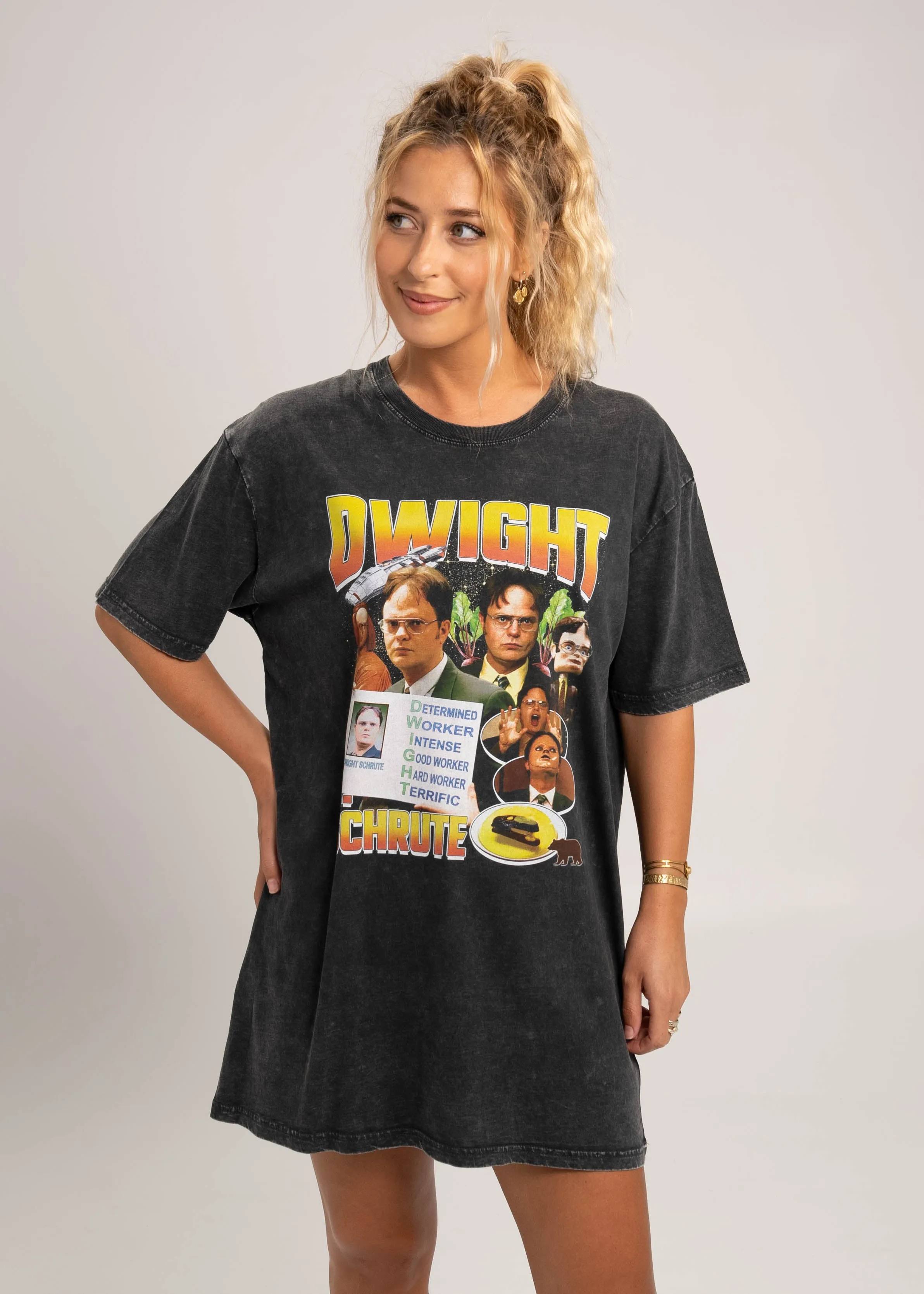 Dwight's 90's Bootleg Rap T-Shirt sold by Dr. Moose product image thumbnail 3