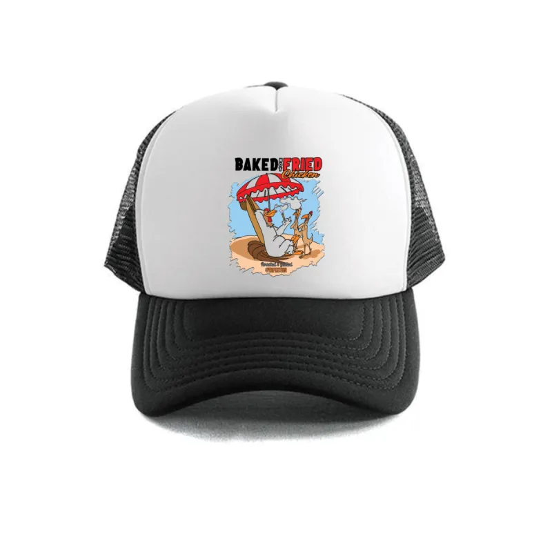 Baked Not Fried Trucker Hat made by Dr. Moose