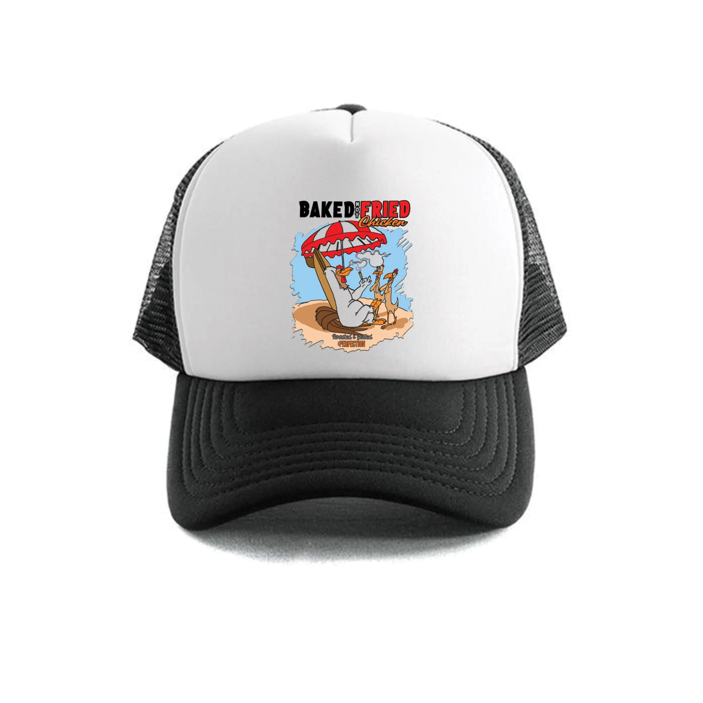 Baked Not Fried Trucker Hat sold by Dr. Moose
