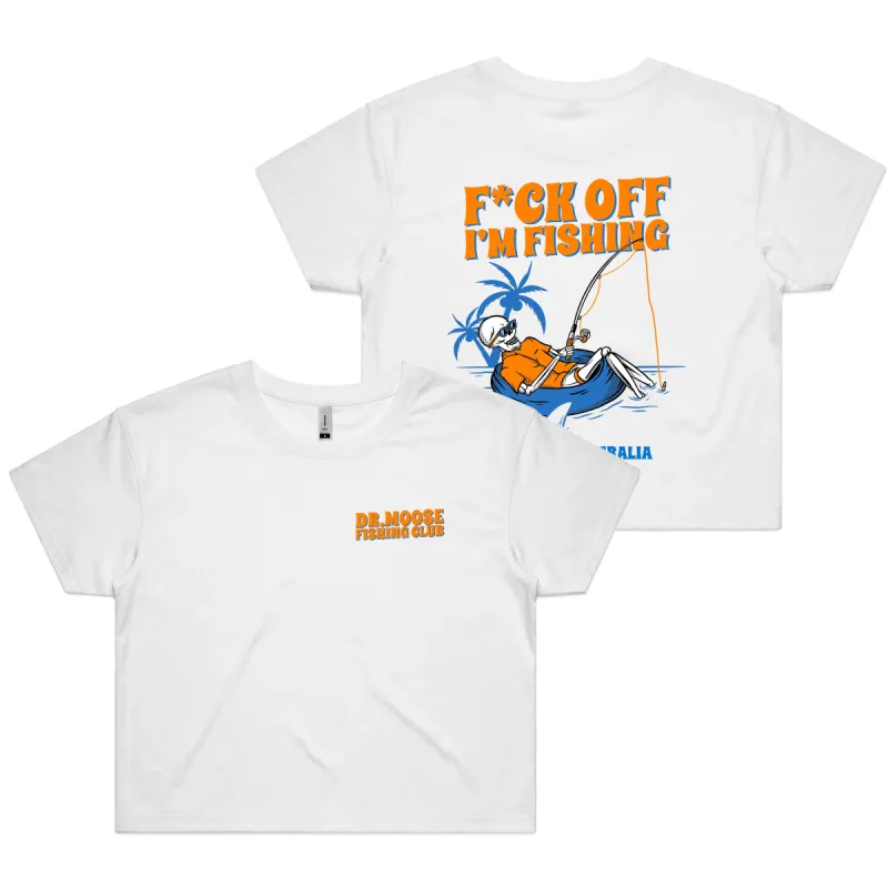 F Off I'm Fishing Crop sold by Dr. Moose