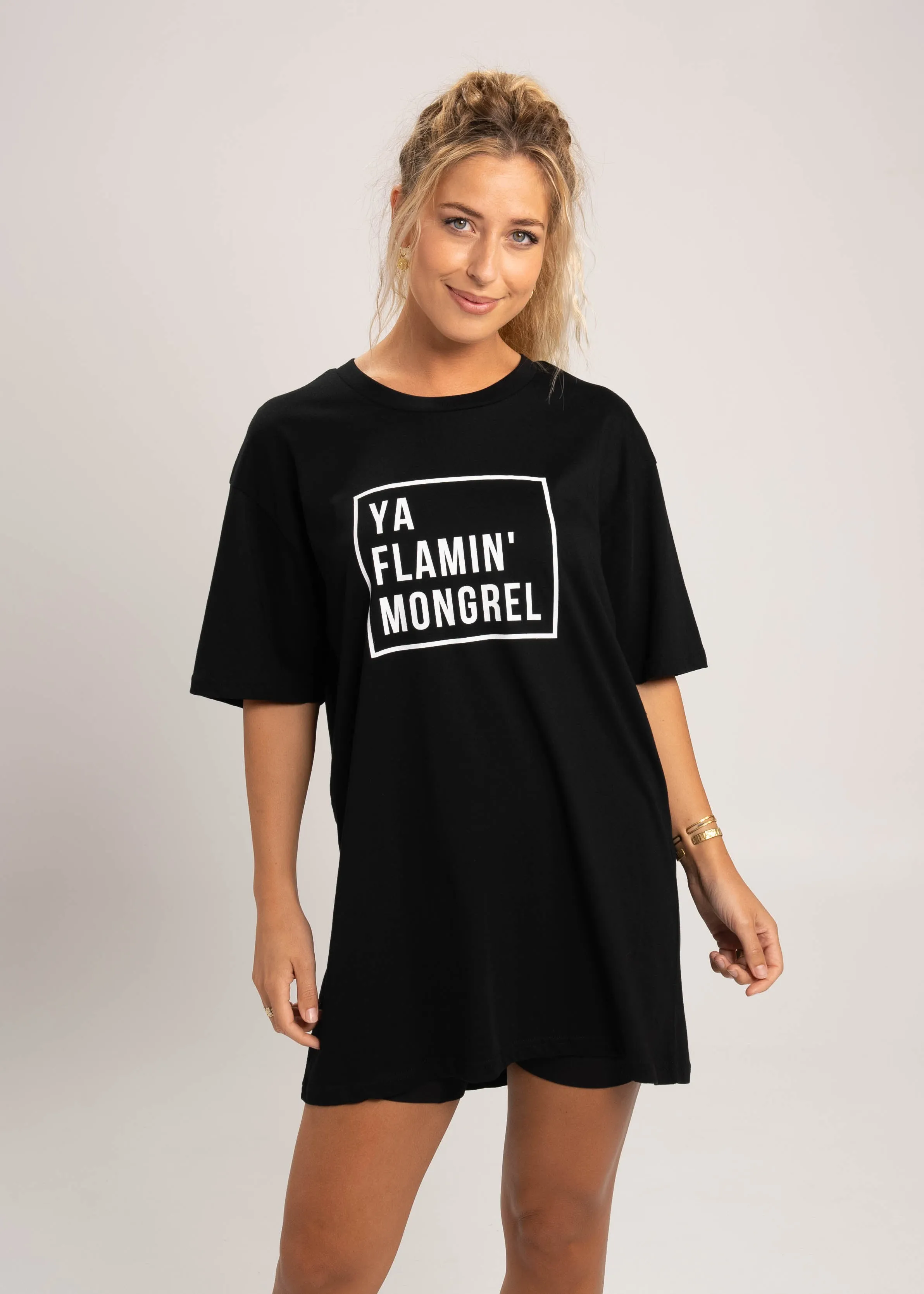 Ya Flamin' Mongrel T-Shirt sold by Dr. Moose product image thumbnail 5