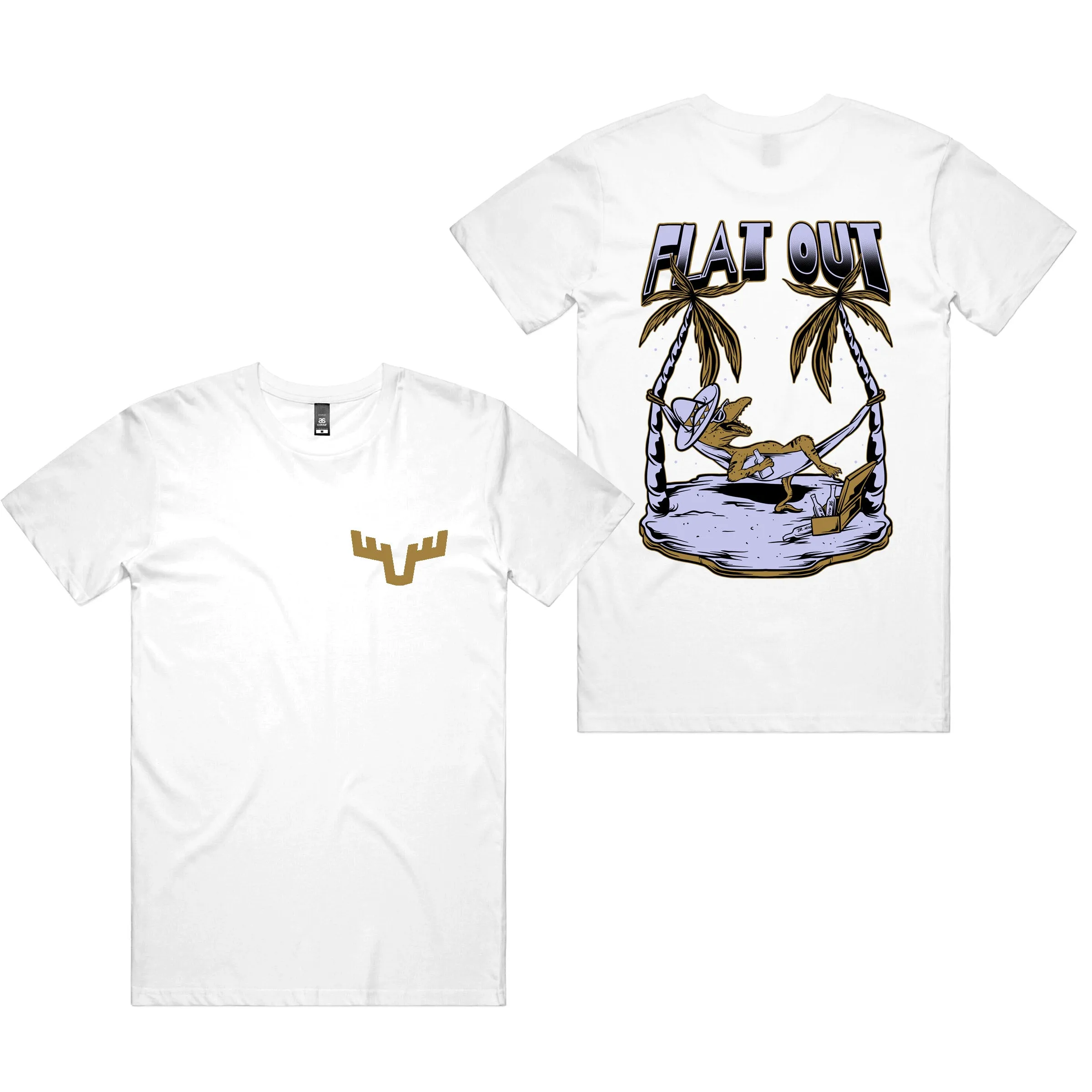 Flat Out T-Shirt sold by Dr. Moose product image thumbnail 5