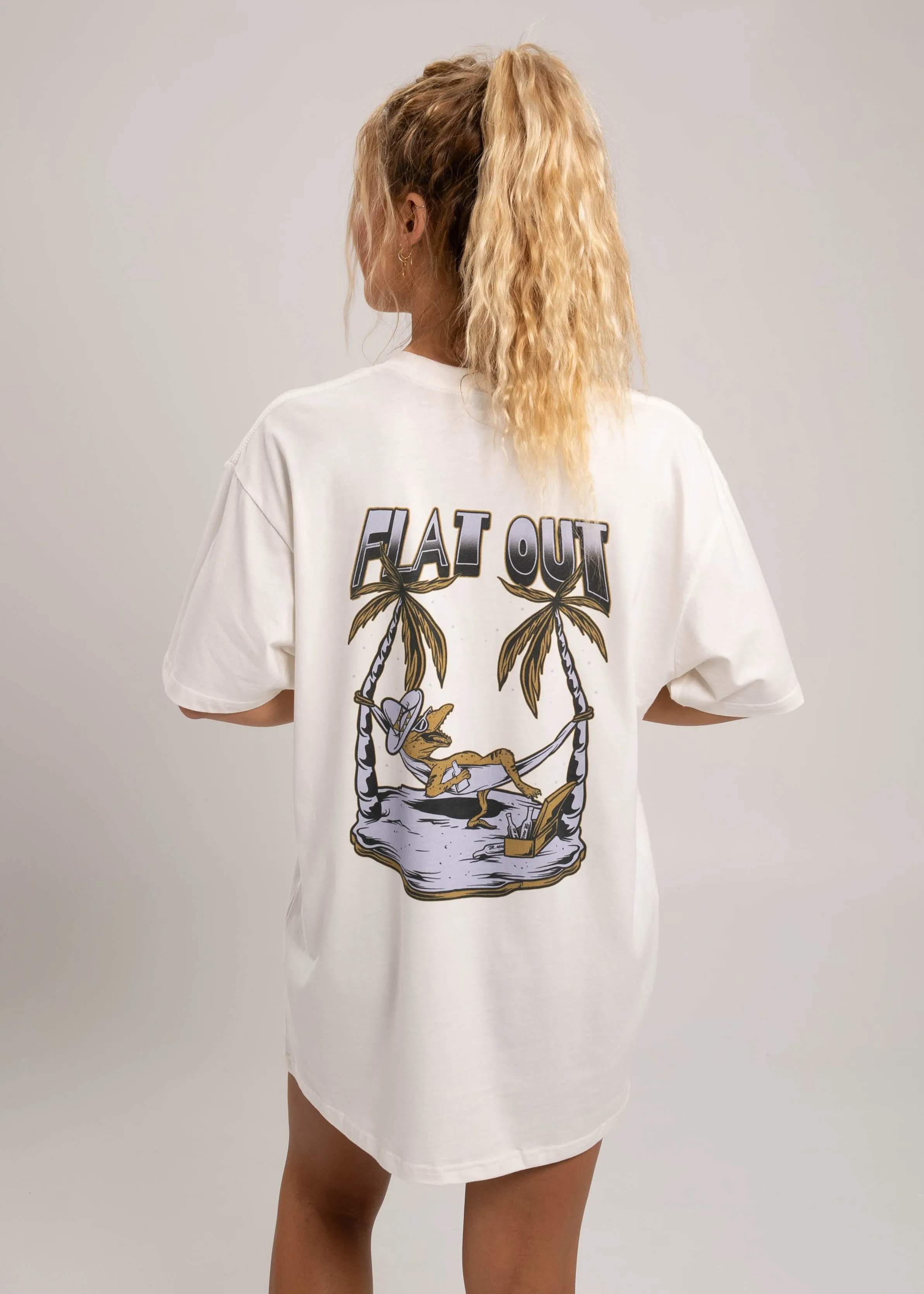 Flat Out T-Shirt sold by Dr. Moose product image thumbnail 3