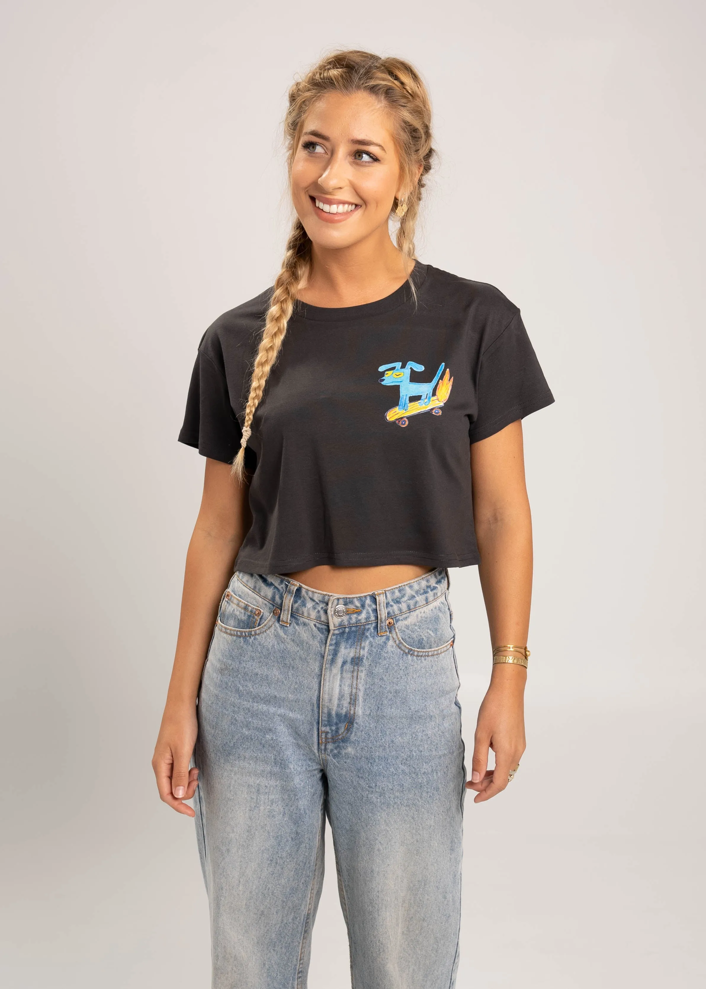 Skate Dog Crop sold by Dr. Moose product image thumbnail 3