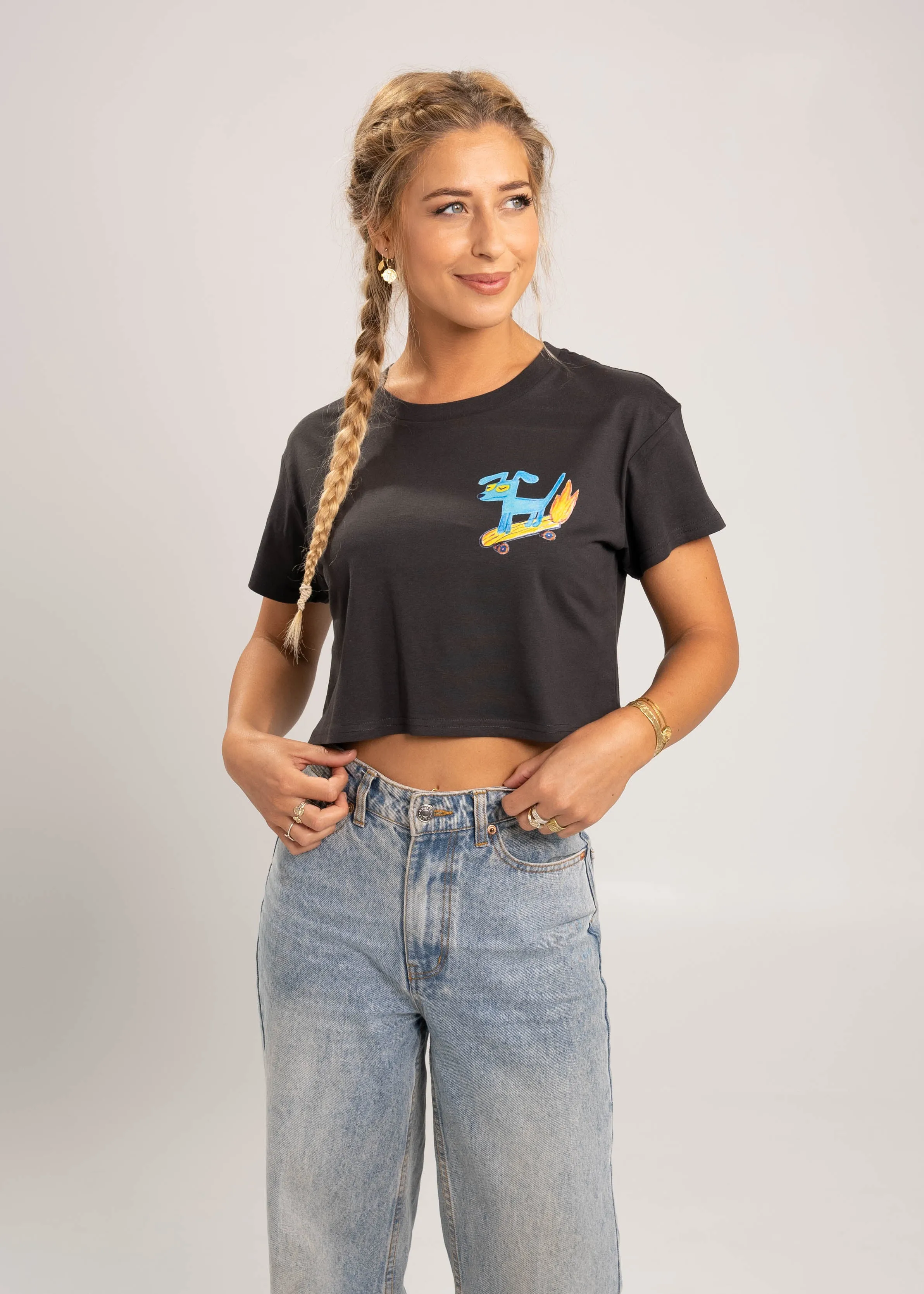 Skate Dog Crop sold by Dr. Moose product image thumbnail 2