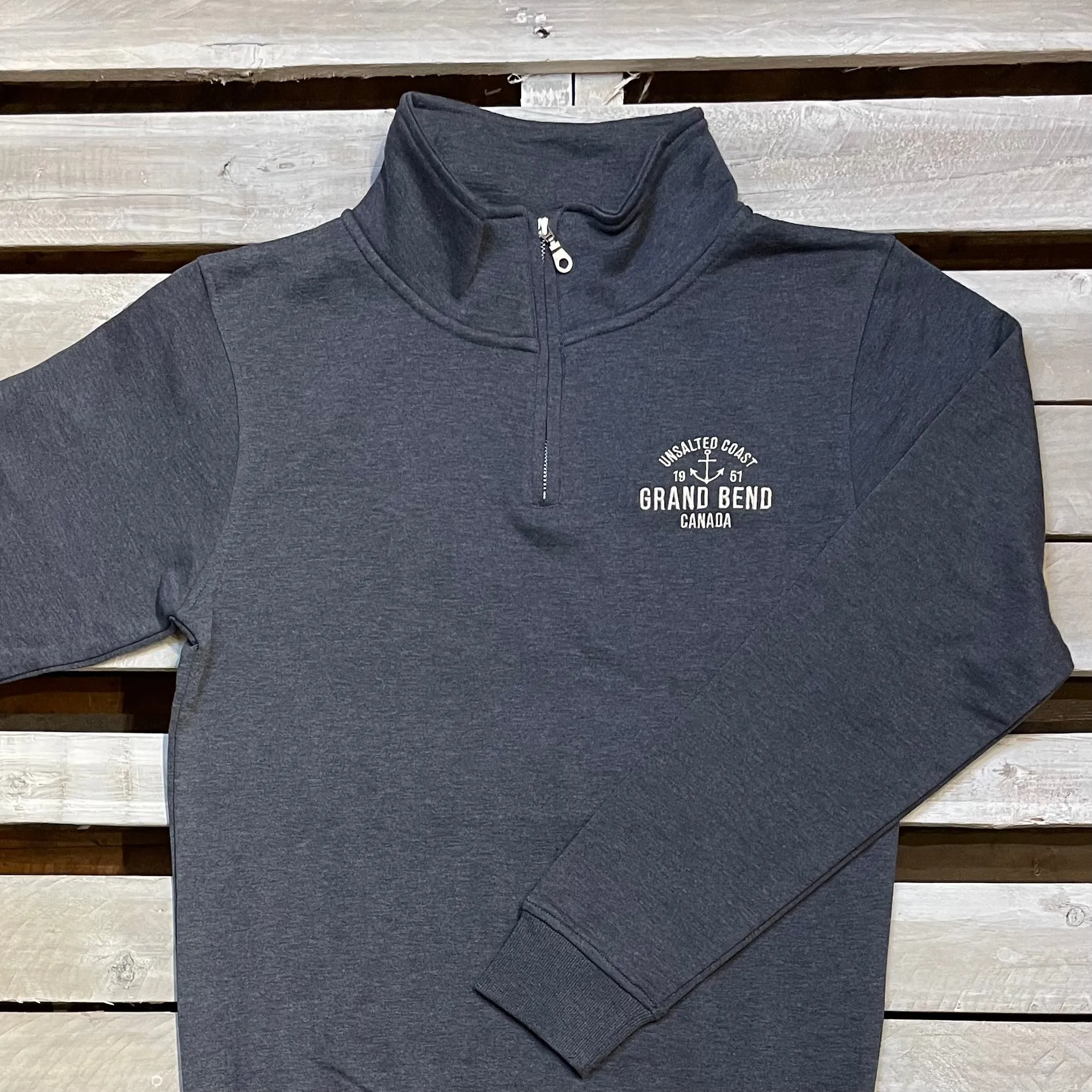 Grand Bend Souvenir Unsalted Coast 1/4 Zip Fleece sold by Archie's Surf Shop product image thumbnail 5