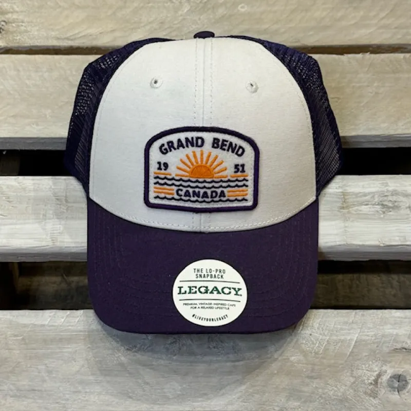 Grand Bend Souvenir Sunset Patch Trucker Ball Cap sold by Archie's Surf Shop