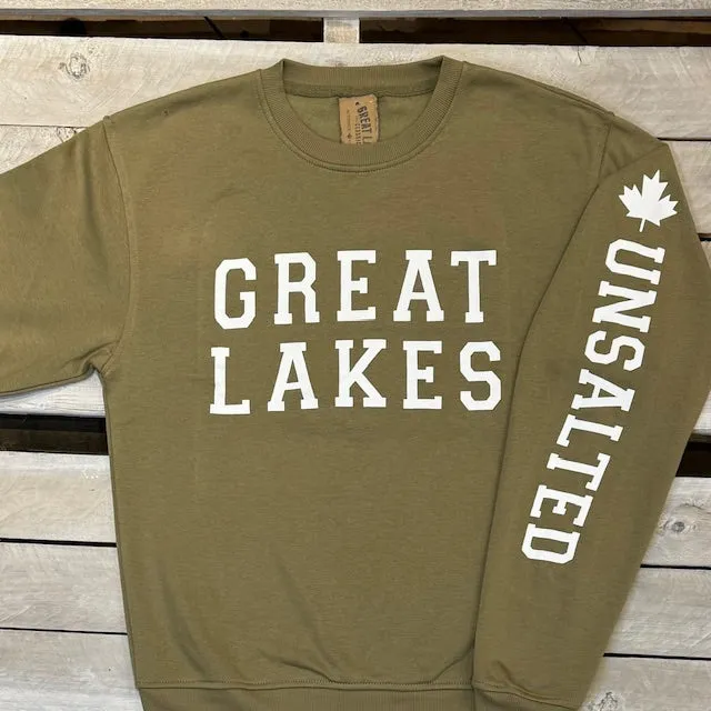Great Lakes Classics Earth Collection Crew Neck Fleece sold by Archie's Surf Shop