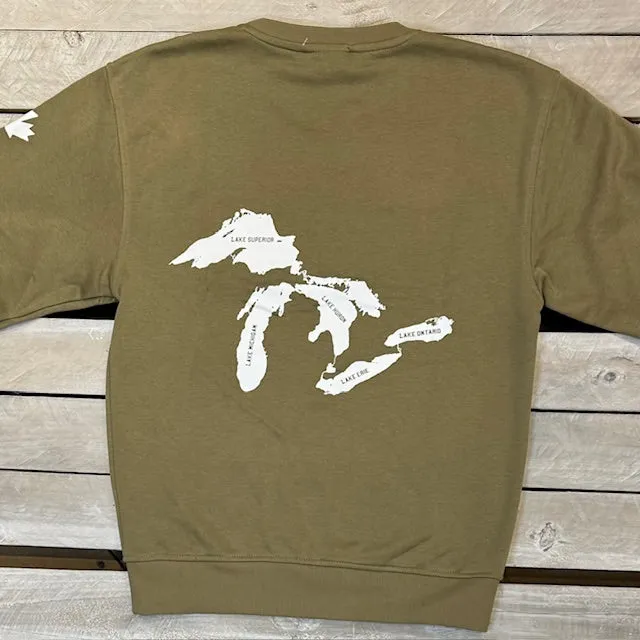 Great Lakes Classics Earth Collection Crew Neck Fleece sold by Archie's Surf Shop product image thumbnail 2