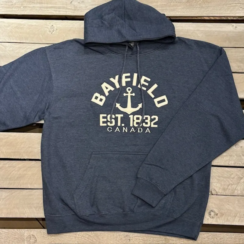 Bayfield Souvenir Anchor Applique Hoodie sold by Archie's Surf Shop