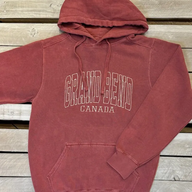 Grand Bend Souvenir Thick Stitch Hoodie sold by Archie's Surf Shop