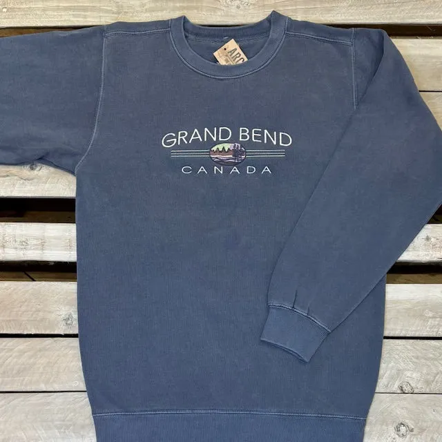 Grand Bend Souvenir Cover Story Crew Neck Fleece sold by Archie's Surf Shop product image thumbnail 2