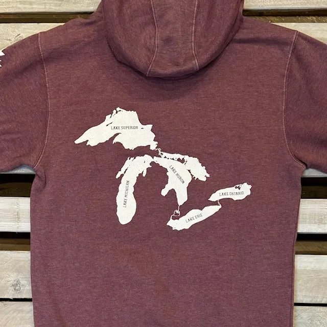 Great Lakes Classics Vintage Collection Hoodie sold by Archie's Surf Shop product image thumbnail 2