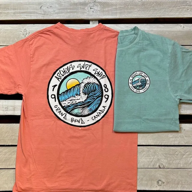 Archies Grand Bend Purity Waves Short Sleeve Tee sold by Archie's Surf Shop