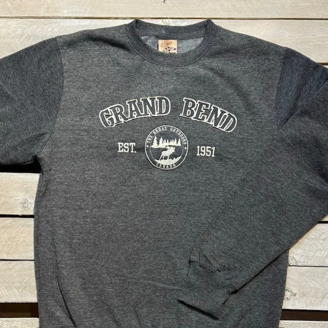 Grand Bend Souvenir Moose Scene Crew Neck Fleece sold by Archie's Surf Shop product image thumbnail 3