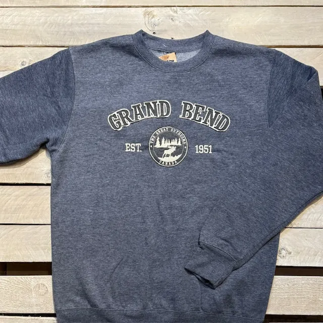 Grand Bend Souvenir Moose Scene Crew Neck Fleece sold by Archie's Surf Shop product image thumbnail 2