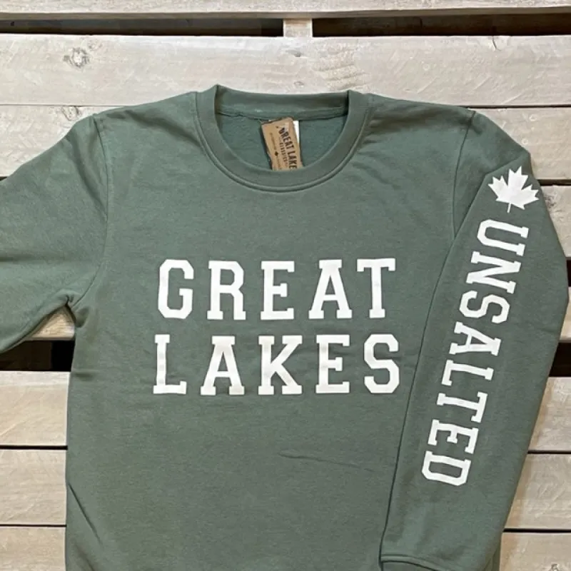 Great Lakes Classics Earth Collection Crew Neck Fleece sold by Archie's Surf Shop
