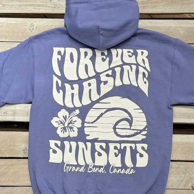 Grand Bend Souvenir Forever Chasing Sunsets Hoodie sold by Archie's Surf Shop
