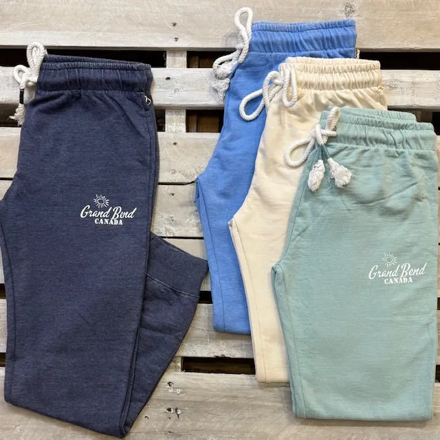 Grand Bend Souvenir Sun Icon Ladies Burnout Fleece Joggers sold by Archie's Surf Shop