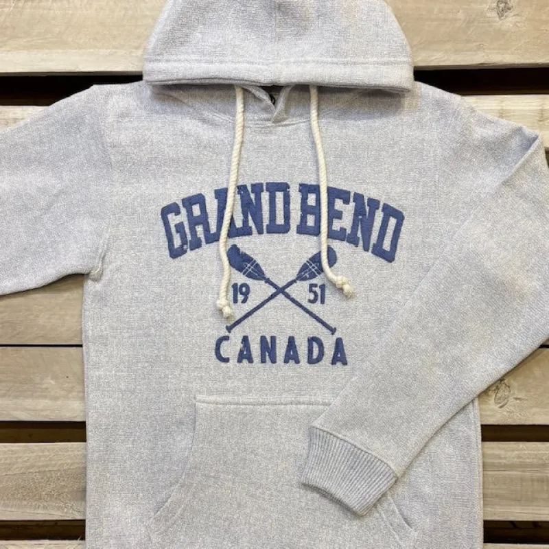 Grand Bend Souvenir Crossed Oars Puff Ink Ladies Nantucket Hoodie sold by Archie's Surf Shop