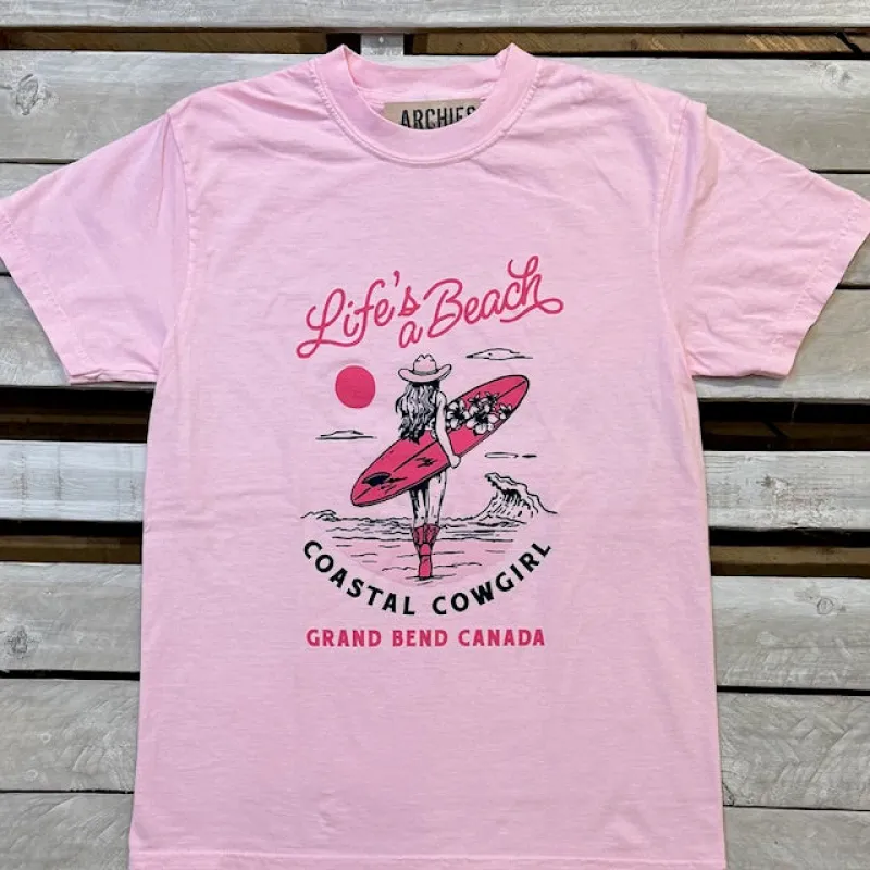 Grand Bend Souvenir Coastal Cowgirl Short Sleeve Tee sold by Archie's Surf Shop