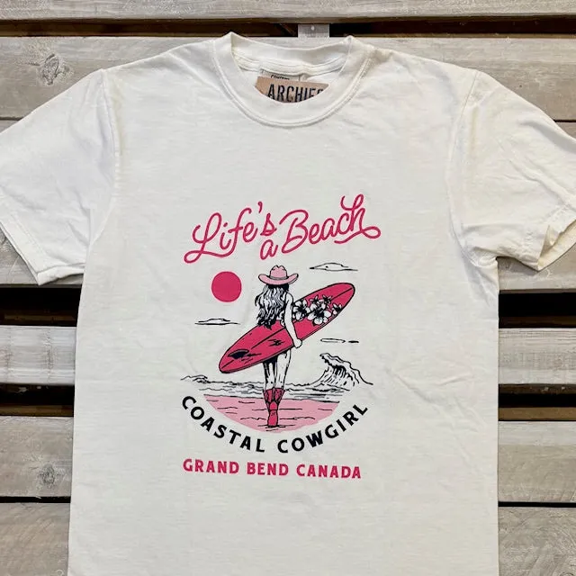 Grand Bend Souvenir Coastal Cowgirl Short Sleeve Tee sold by Archie's Surf Shop product image thumbnail 2