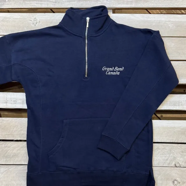 Grand Bend Souvenir Evie Ladies 1/4 Zip Fleece sold by Archie's Surf Shop