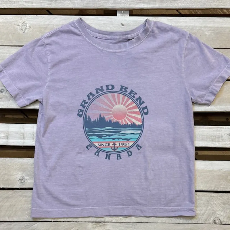 Grand Bend Souvenir Reception Pines Ladies Short Sleeve Tee sold by Archie's Surf Shop